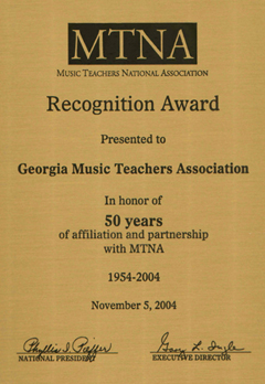 GMTA 50 Year Award